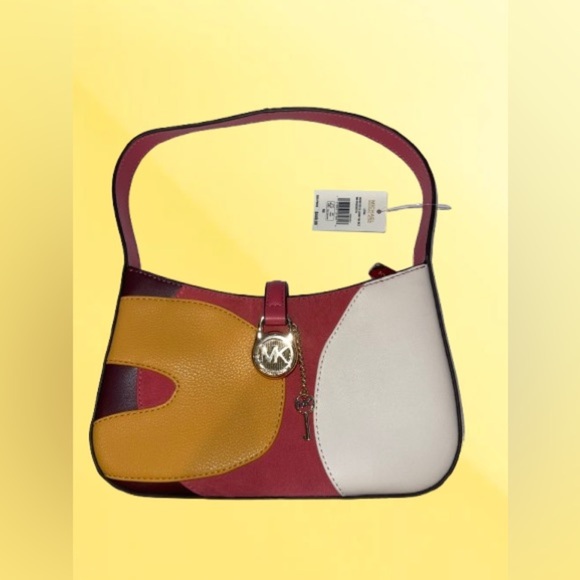 MICHAEL Michael Kors Handbags - MICHAEL Michael Kors Lyra Small Color-Block Pochette Shoulder Bag